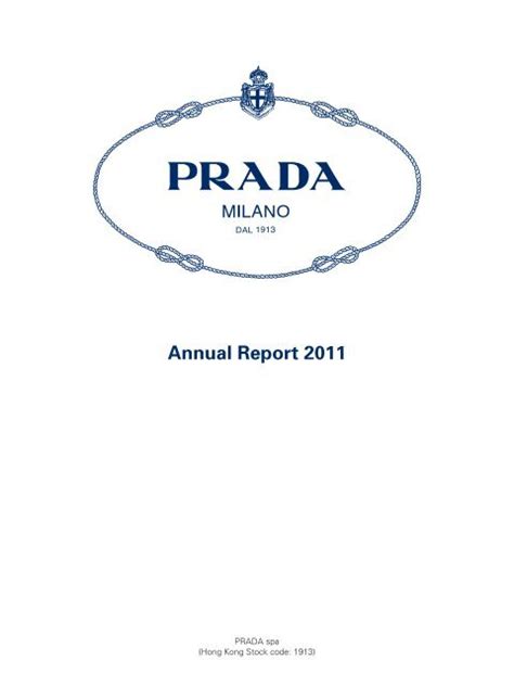 prada 2011 annual report|Prada group annual report.